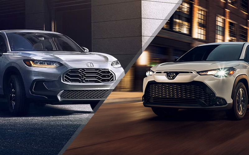 HRV vs Corolla Cross Hero Honda HR-v vs Toyota Corolla Cross - automobiles.honda.com toyota.com