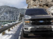 A 2025 Ford F-150 on a mountain highway