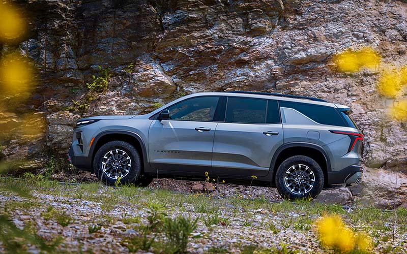 2026 Chevrolet Traverse driving offroad