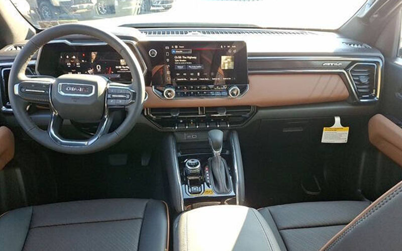 2026 GMC Canyon Interior Interior of a 2026 GMC Canyon