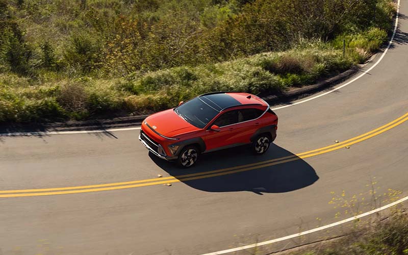 2026 Hyundai Kona Exterior 2 2026 Hyundai Kona driving