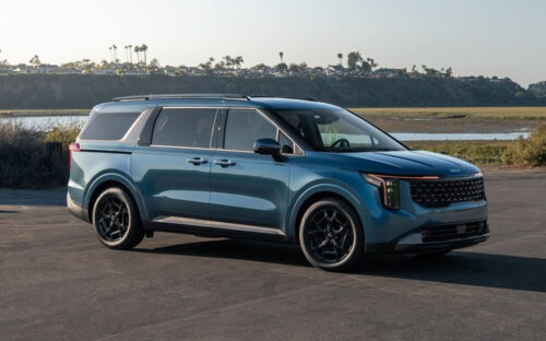 2026 Blue Kia Carnival Exterior