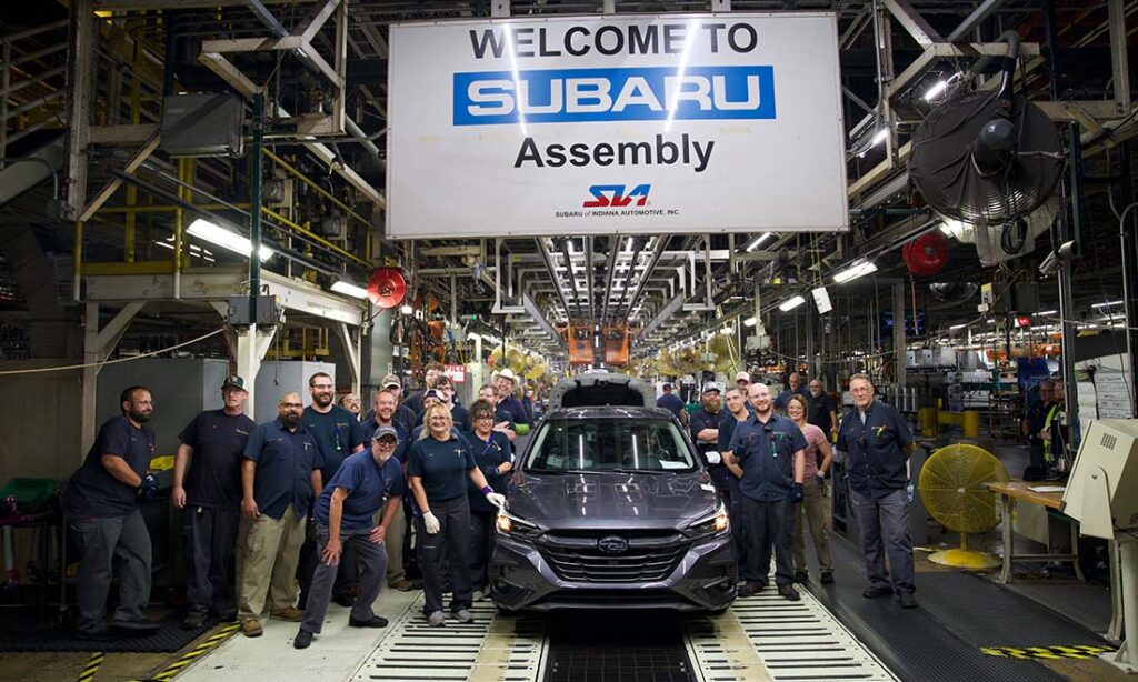 Final Subaru Legacy rolls off the assembly line - media.subaru.com
