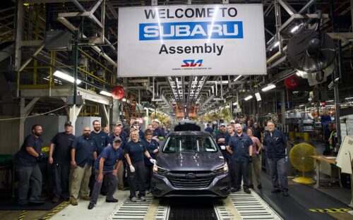 Final Subaru Legacy rolls off the assembly line - media.subaru.com