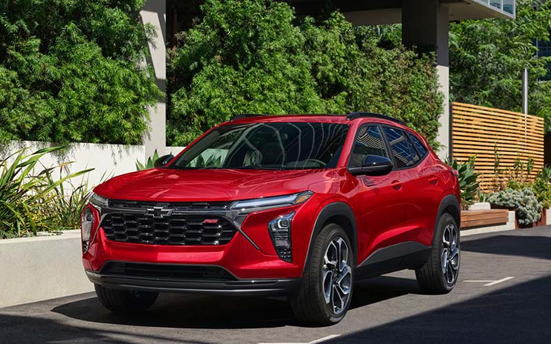 Red 2026 Chevrolet Trax Exterior