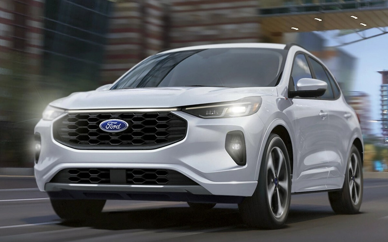 A white 2026 Ford Escape on the road