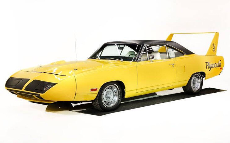 1970_Plymouth_Superbird Yellow 1970 Plymouth Superbird