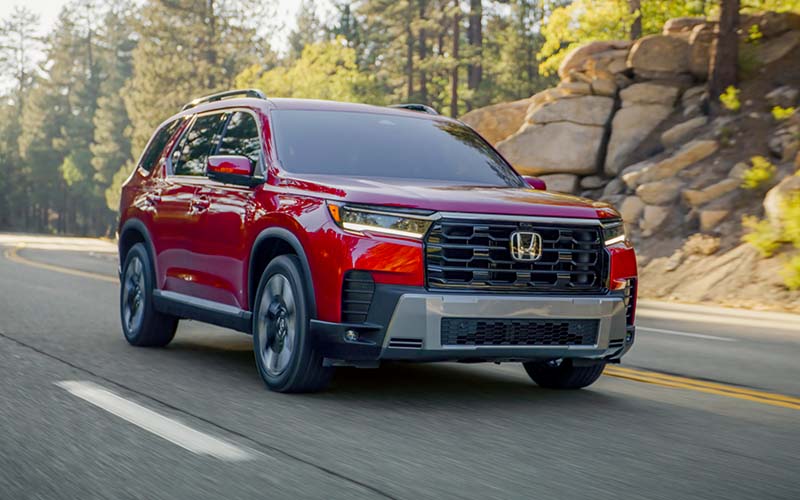 Red 2026 Honda Pilot