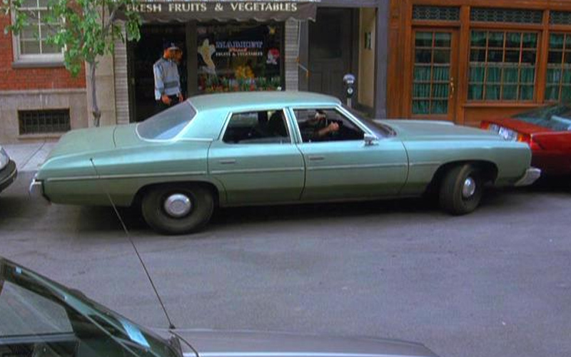 Cars of Seinfeld Chevy Impala a green Chevy Impala parked on the side of a New York City street on the Seinfeld show.