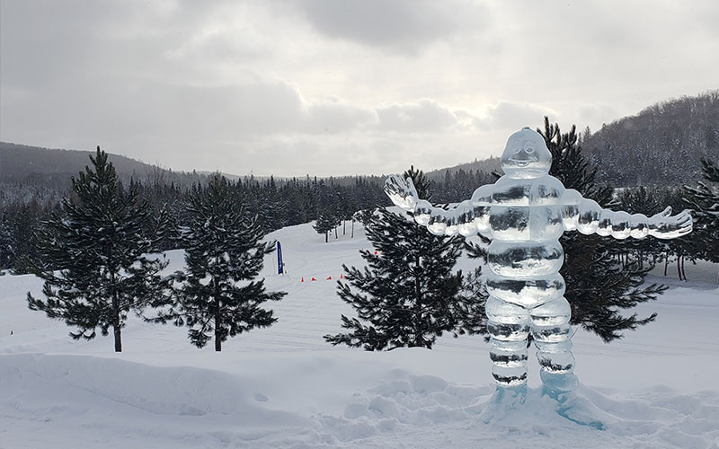 The Michelin Man enjoying the Canadian weather - Photo Courtesy of Niel Stender