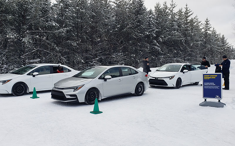 Test driving the new Michelin X-Ice Snow+ tires - Photo Courtesy of Michelin Tires