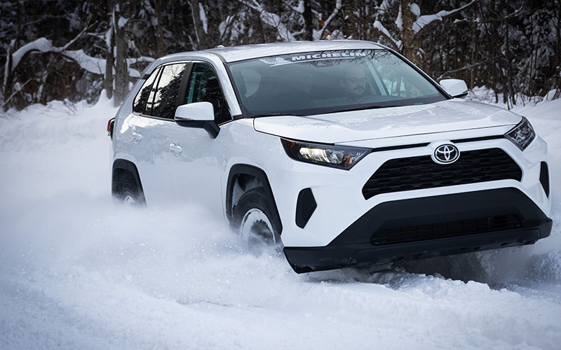 Test driving the new Michelin X-Ice Snow+ tires - Photo Courtesy of Michelin Tires