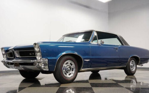 Blue 1965 Pontiac GTO