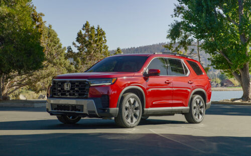 Red 2026 Honda Pilot