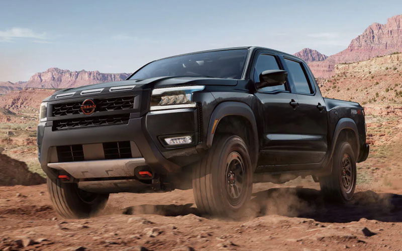2026_Nissan_Frontier_Black Black 2026 Nissan Frontier