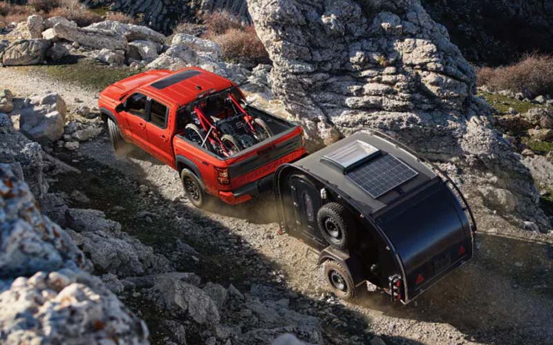 2026_Nissan_Frontier_Towing 2026 Nissan Frontier Towing Small Camper