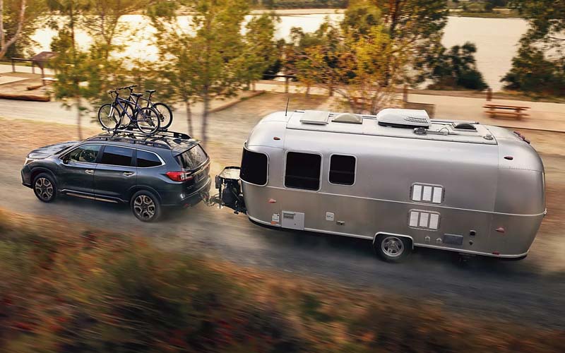 2026 Subaru Ascent Towing a Camper