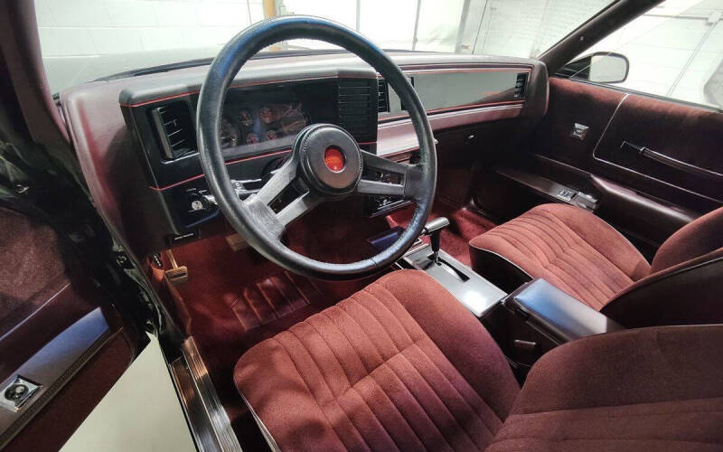 1987 Chevrolet Monte Carlo SS Aero Interior 1987 Chevrolet Monte Carlo SS Aerocoupe - carsforsale.com
