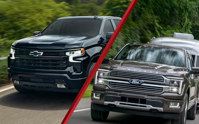 2026 F-150 vs Silverado 2026 Ford F-150 vs 2026 Chevrolet Silverado 1500